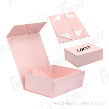 Caja de papel plegable de embalaje de papel de regalo